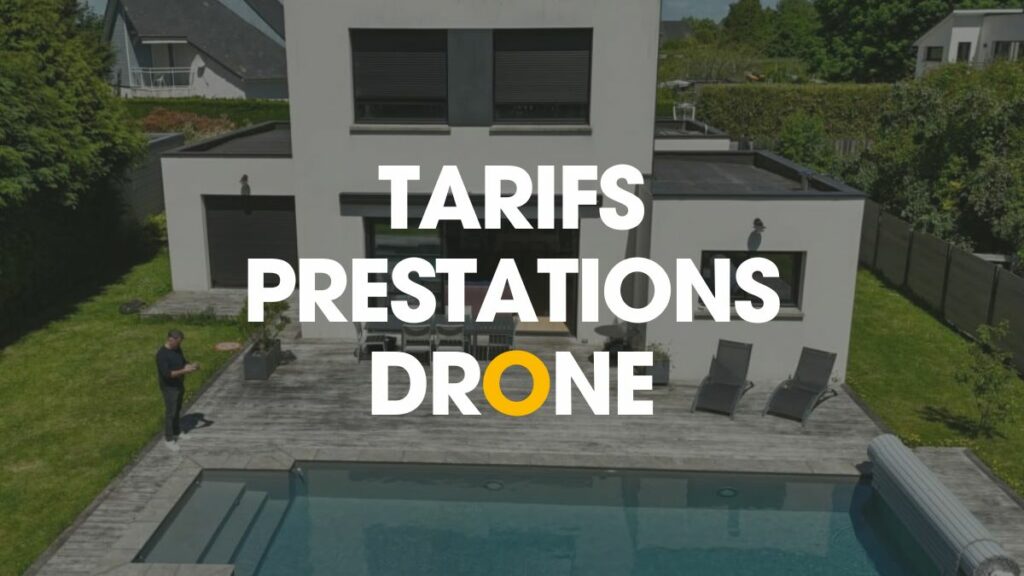 Maison contemporaine – Flexibilité des tarifs prestations drone INSPIDRONE